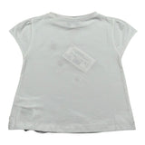 Malvi & Co T-Shirt Girocollo tinta unita Cn Applicazioni Bianco per Neonata S25M030CAJJ BIANCO MALVI & CO 