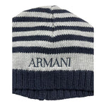 ARMANI BABY cappello fatasia a righe bicolore Blu/grigio per Neonato LX401 BLU/GRIGIO ARMANI BABY 