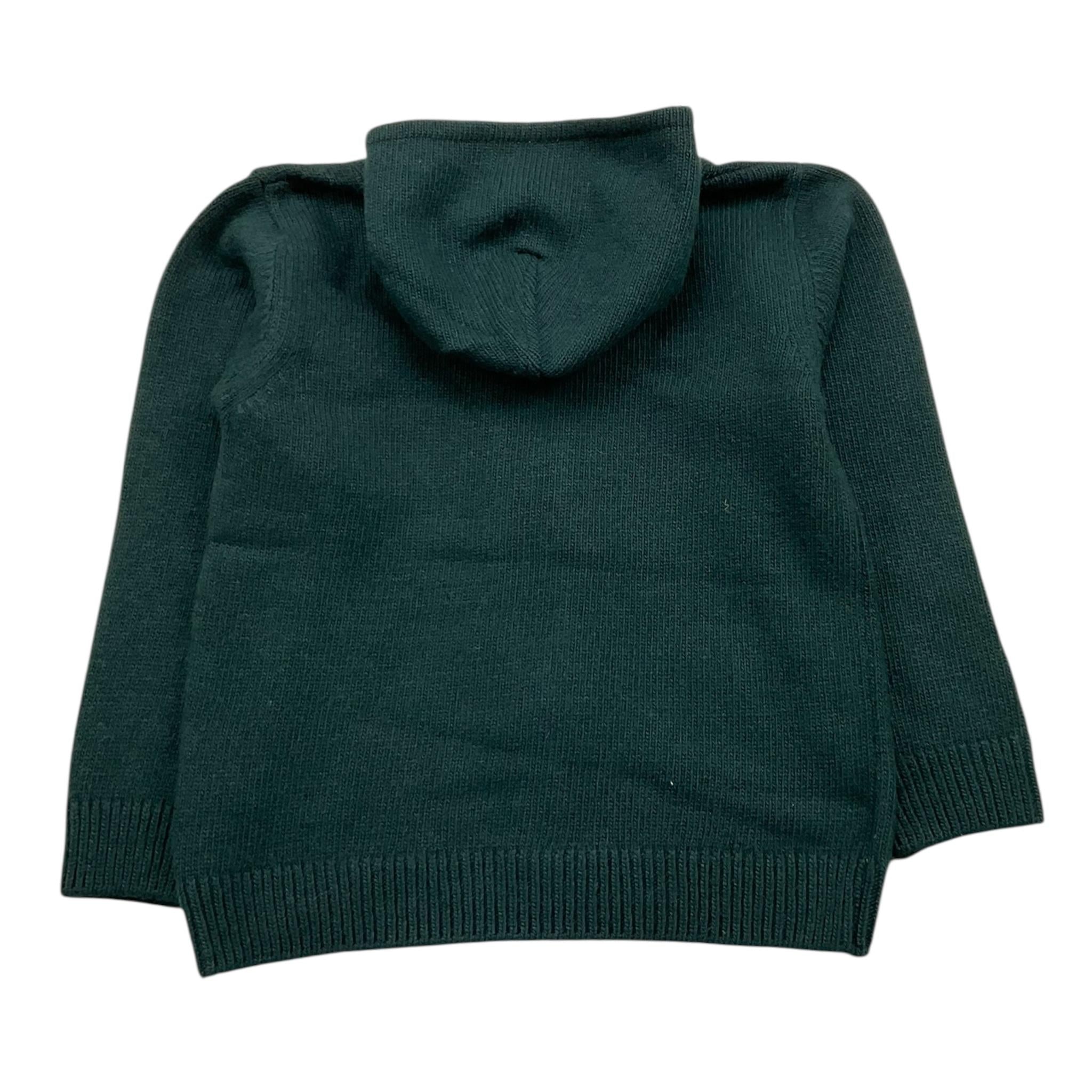 MALVI & CO felpa con zip e cappuccio tinta unita Verde per Neonato FCCB208GFLLN VERDE MALVI & CO 
