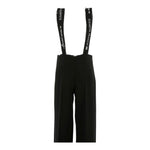 ELISABETTA FRANCHI salopette tinta unita con logo Nero per Bambina EFPA265XX NERO ELISABETTA FRANCHI 