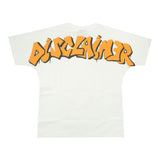 Disclaimer T-Shirt Girocollo Tinta Unita Con Stampa In Contrasto Bianco Per Bambino