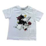 Iceberg T-Shirt Girocollo Tinta Unita con Stampa per Neonato TSICE5107BX BIANCO ICEBERG 