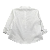 M+E' Camicia Manica Lunga Tinta Unita Collo Coreano per Neonato UEM0507XN PANNA M+E' 