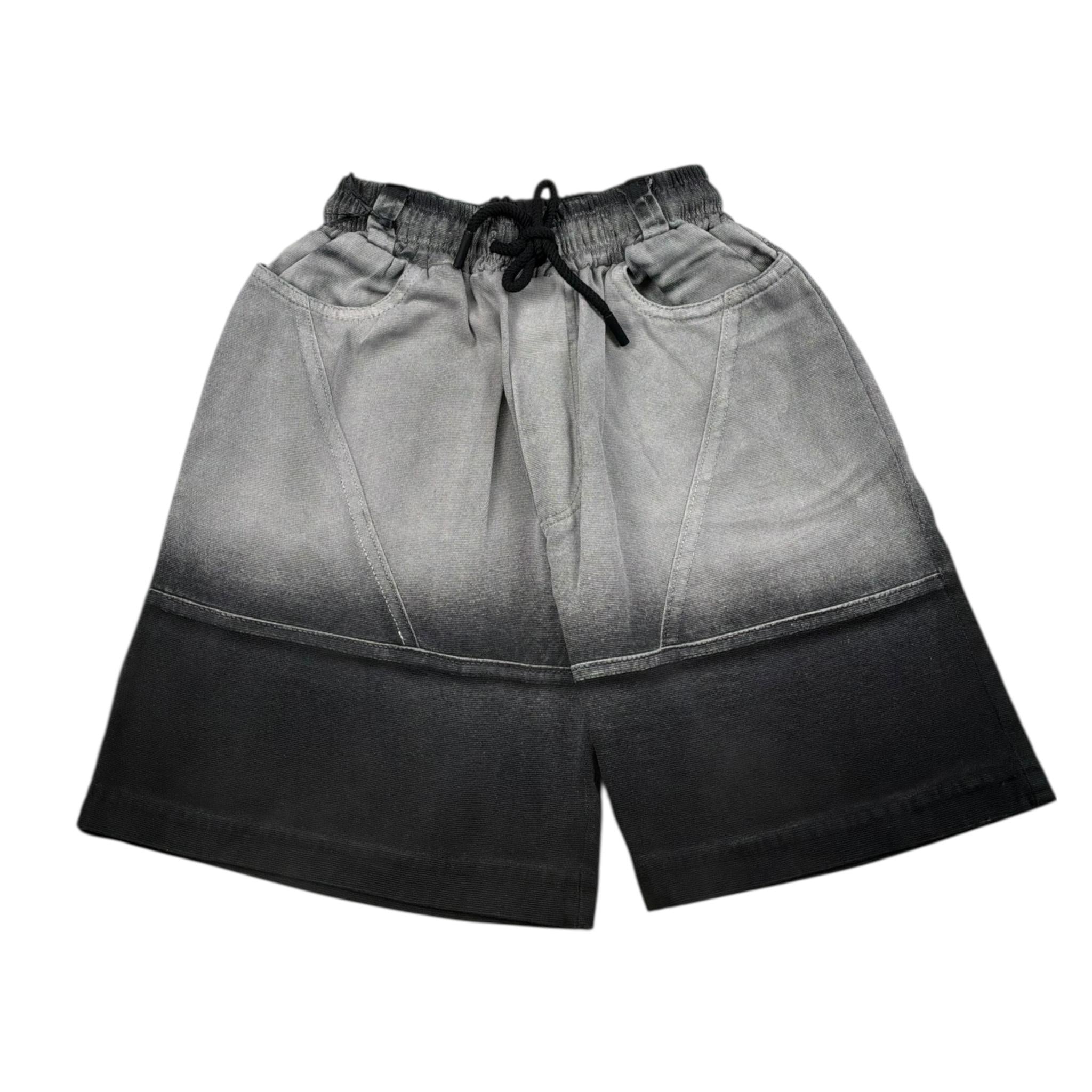 Syst Bermuda Tinta Unita con Elastico In Vita per Bambino CAMB5010 NERO SYST 