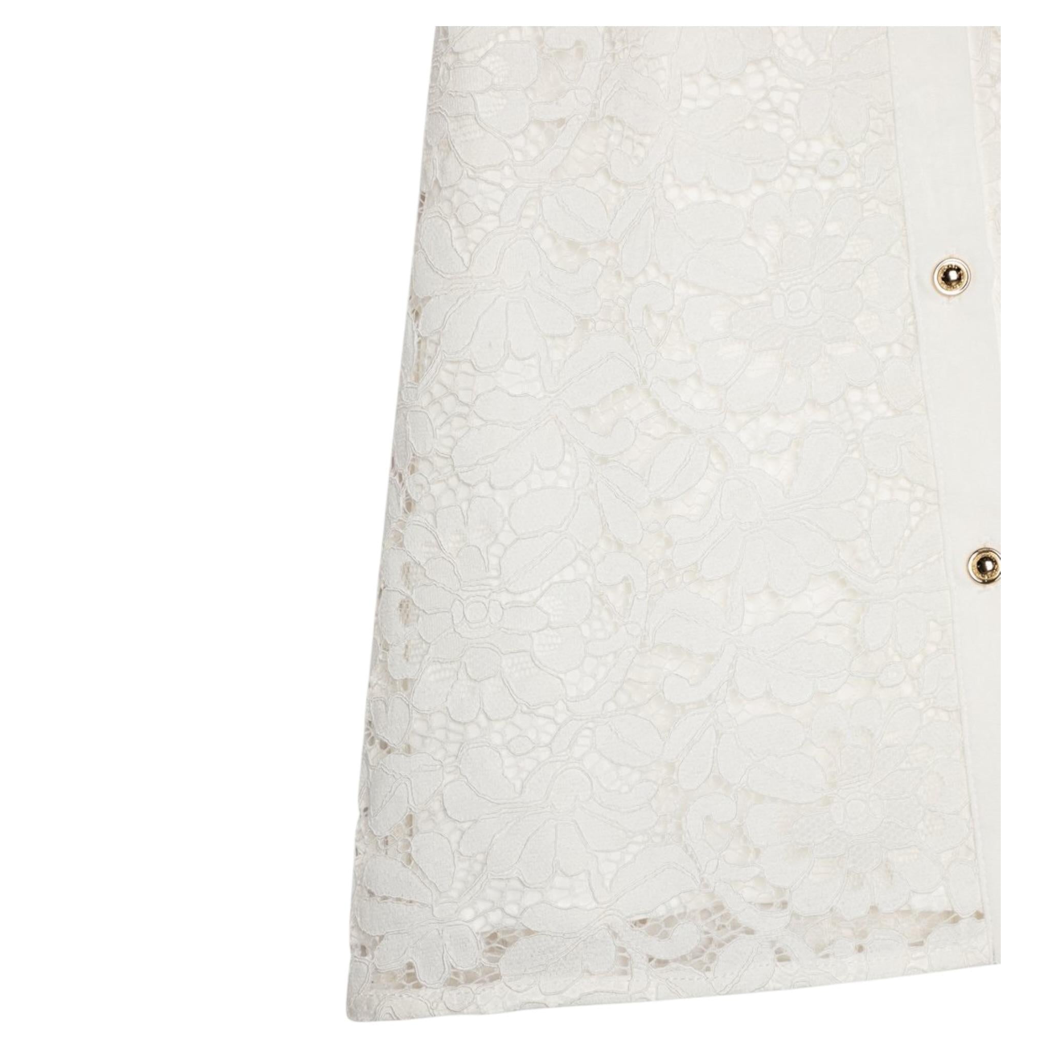 Michael Kors Abito Mezza Manica Tinta Unita con Ricami per Bambina R30295X BIANCO MICHAEL KORS 