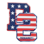 Dsquared2 T-Shirt Girocollo Tinta Unita con Stampa per Neonato DQ2854 BIANCO DSQUARED2 