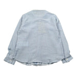 Manuel Ritz Camicia Manica Lunga tinta unita Collo Coreano Azzurro per Neonato MR3101X AZZURRO MANUEL RITZ 