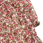 SAINT BARTH abito tinta unita con colletto e stampa fiori Panna per Bambina VTT001 PANNA SAINT BARTH 