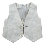 Gugu Gaga Gilet Tinta Unita Fantasia A Righe per Neonato GM3002T PANNA GUGU GAGA 