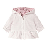 Mayoral Giubbino Bicolore con Cappuccio Reversibile Rosa per Neonata 1479X ROSA MAYORAL 