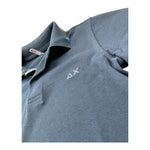 Sun68 Polo Mezza Manica Tinta Unita con Logo per Bambino A35301 BLU SUN68 