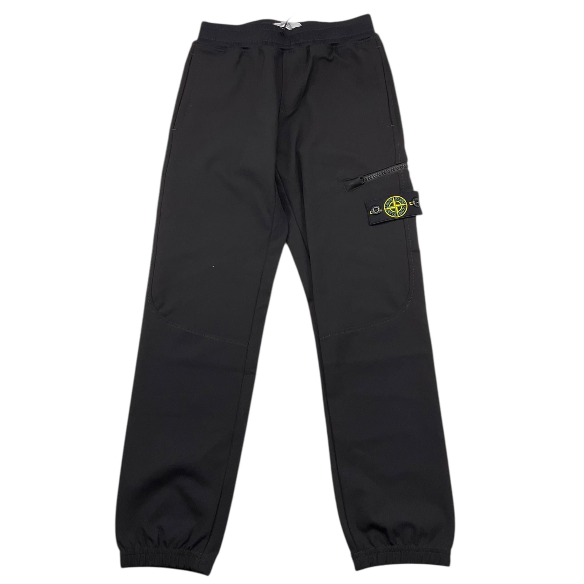 STONE ISLAND pantalone tinta unita con elastic in vita Nero per Bambino 791660544 NERO STONE ISLAND 