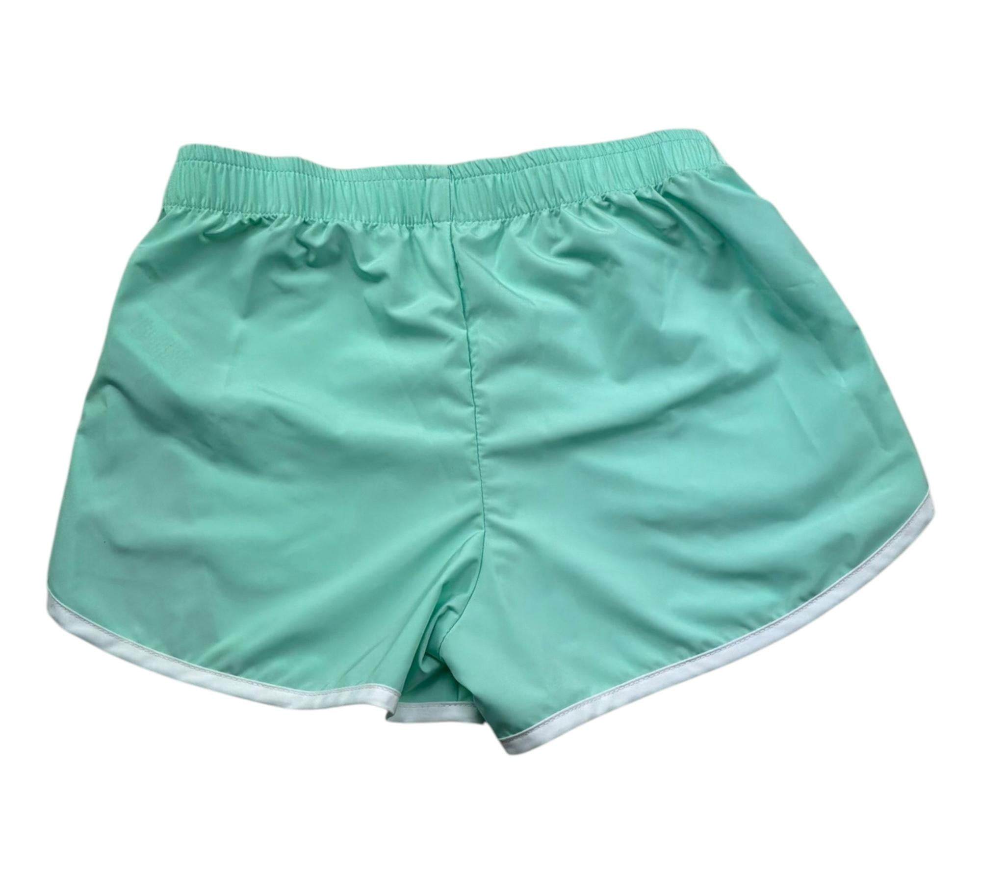 Saint Barth Short Tinta Unita con Wlastico In Vita per Bambina FRANCE VERDE SAINT BARTH 