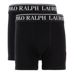 Ralph Lauren Set 2 Boxer Tinta Unita per Bambino 9P5016 NERO RALPH LAUREN 