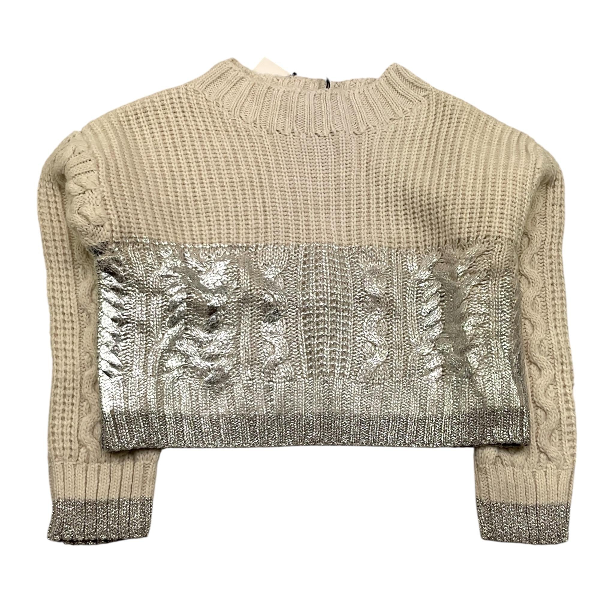 DIXIE maglia girocollo tinta unita Beige per Bambina NB10230G67 BEIGE DIXIE 