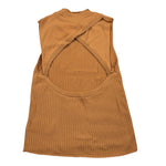 Manila Grace Canotta Tinta Unita con Scollo Posteriore per Bambina MG2677 CAMMELLO MANILA GRACE 