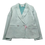 Vicolo Giacca Tinta Unita con Bottoni per Bambina 3145J00049X VERDE ACQUA VICOLO 