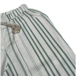 Babyvip Pantalone Tinta Unita con Fantasia A Righe per Neonato T7709 BIANCO BABYVIP 