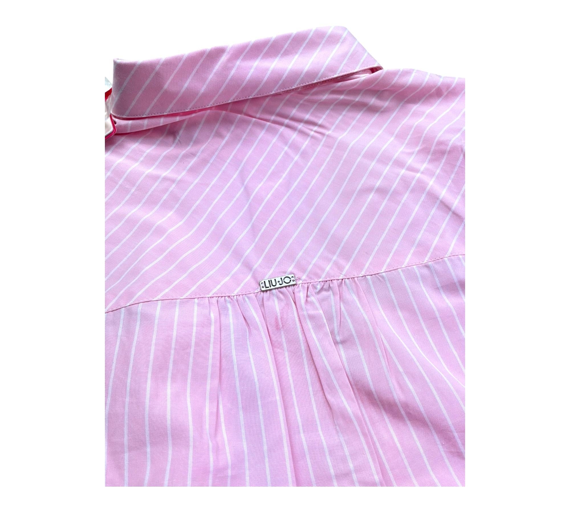 Liu Jo Camicia Manica Lunga Tinta Unita per Bambina GA3153 ROSA LIU JO 