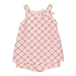 Elisabetta Franchi TUTA Giromanica Tinta Unita con Fantasia per Neonata EGTA008X ROSA ELISABETTA FRANCHI 