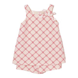 Elisabetta Franchi TUTA Giromanica Tinta Unita con Fantasia per Neonata EGTA008X ROSA ELISABETTA FRANCHI 