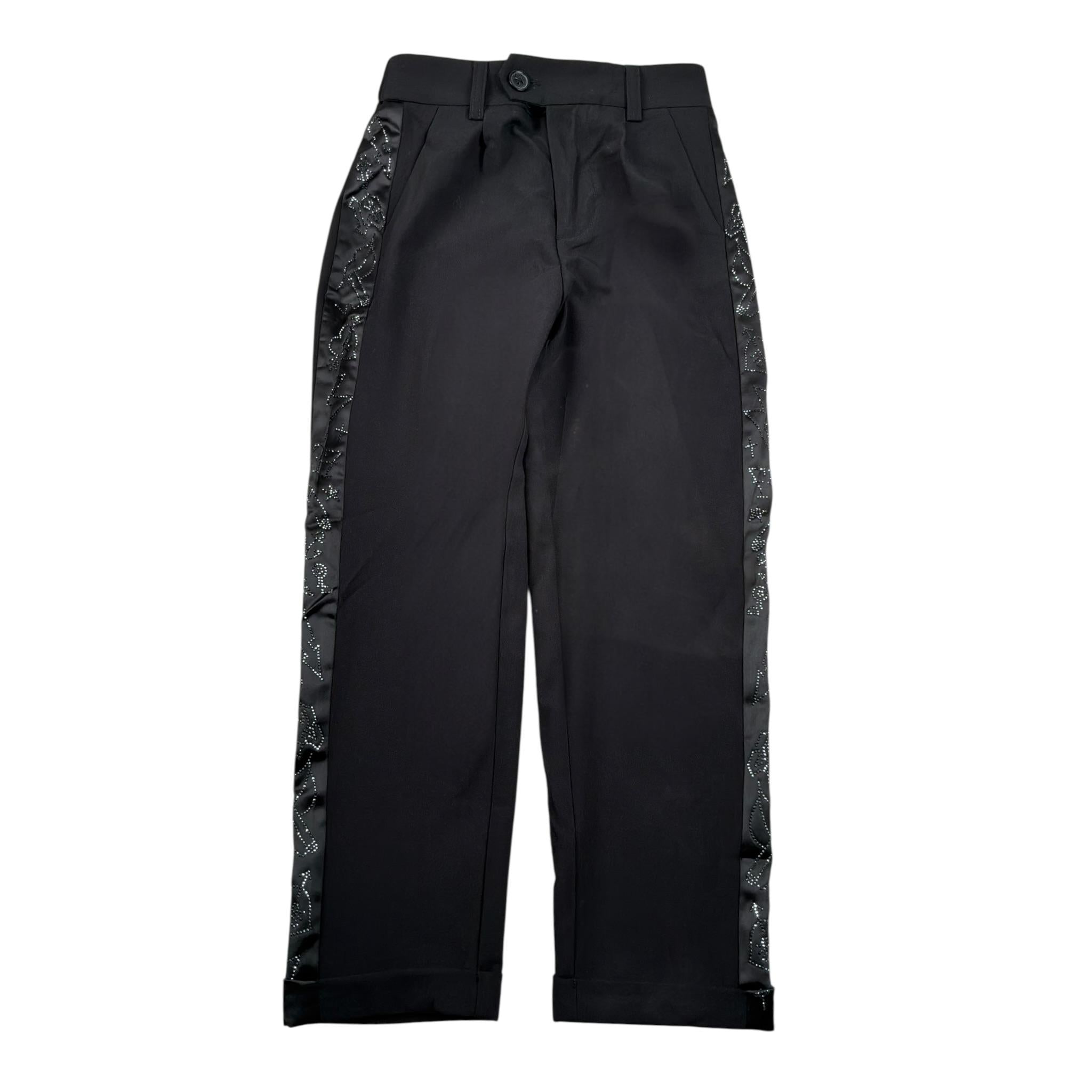 John Richmond Pantalone tinta unita con Elastico In Vita Nero per Neonato RBP24094PAN NERO JOHN RICHMOND 