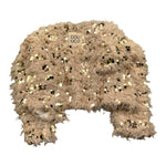 Dou Dou Coprispalle Tinta Unita con Paillettes per Bambina DQ2A44 ORO DOU DOU 