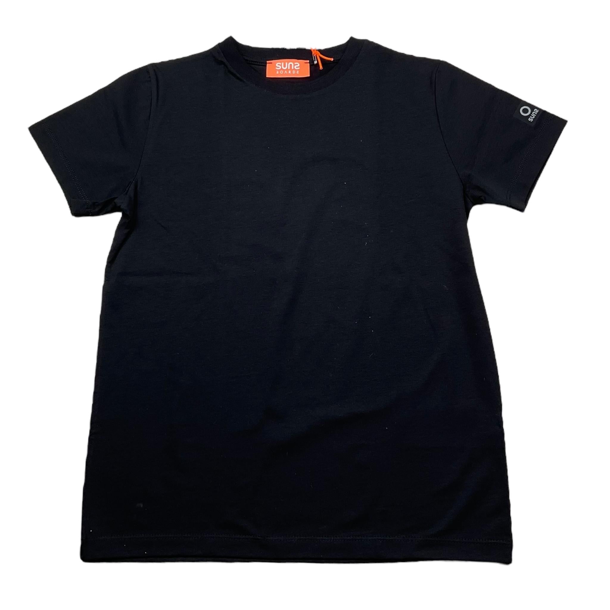 Suns  T-Shirt Girocollo Tinta Unita per Bambino PAOLOLU NERO SUNS 