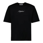 Moschino T-Shirt Tinta Unita con Stampa per Bambina HUM058X NERO MOSCHINO 