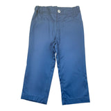 Malvi & Co Pantalone tinta unita con Girovita Regolabile Blu per Neonato S24B216PNCD BLU MALVI & CO 