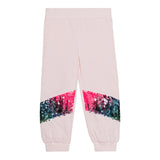 BillIEBLUSH pantalone tuta tinta unita con paillettes Rosa per Bambina U20441 ROSA BillIEBLUSH 