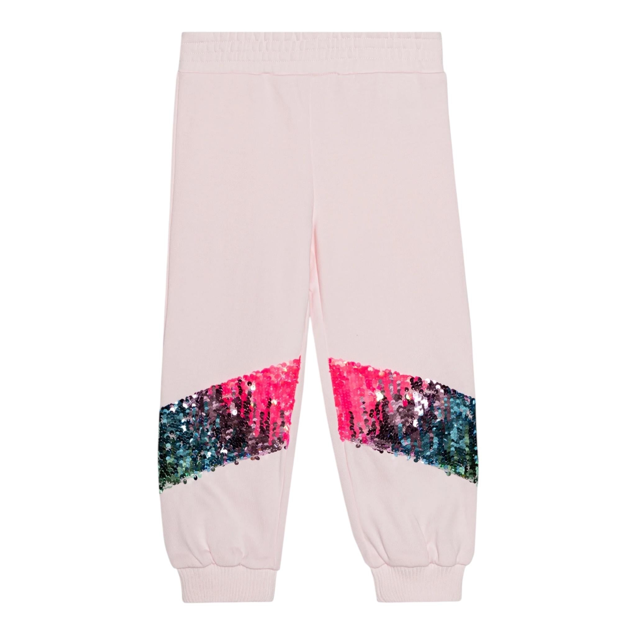 BillIEBLUSH pantalone tuta tinta unita con paillettes Rosa per Bambina U20441 ROSA BillIEBLUSH 
