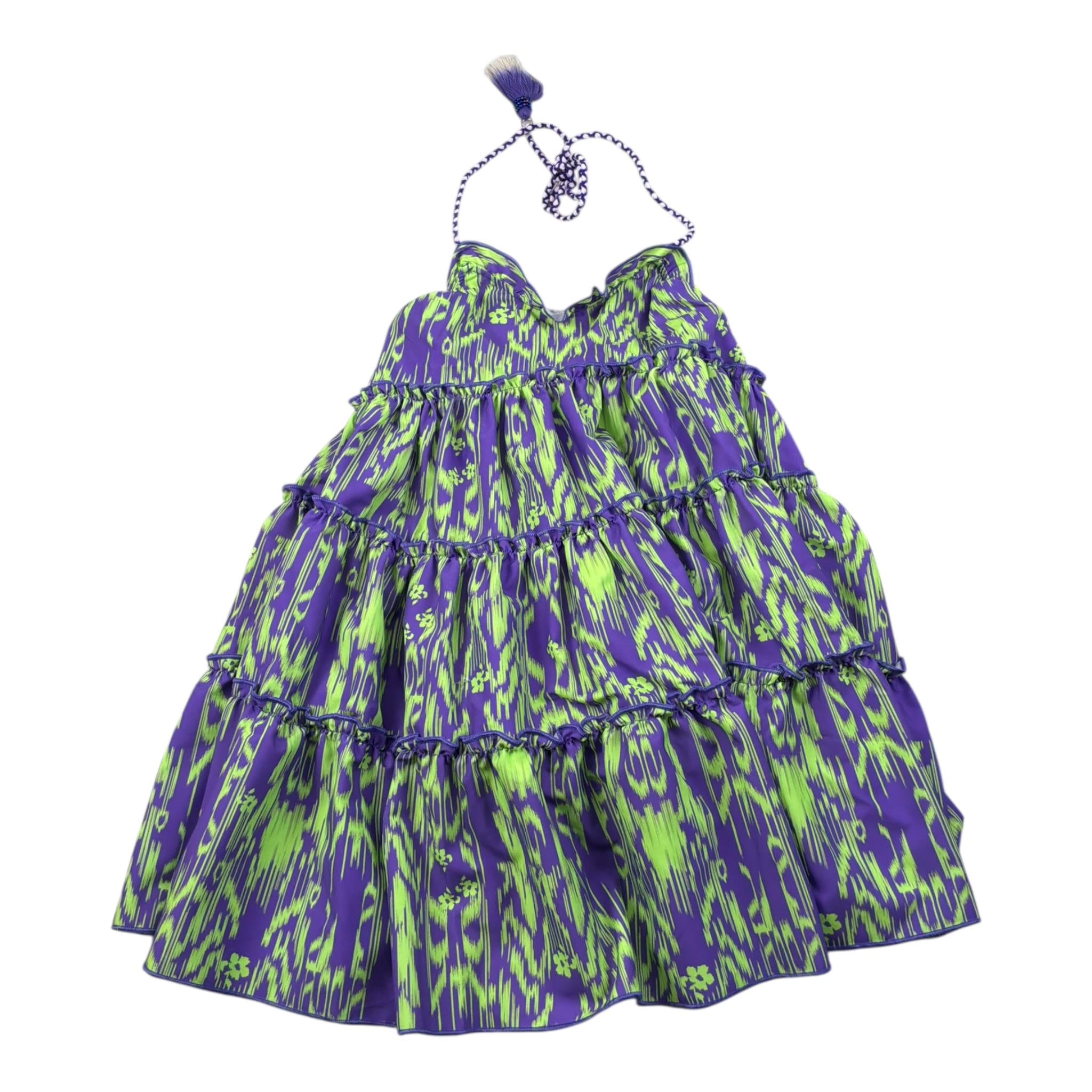 F**K Abito Tinta Unita Stampa Fantasia per Bambina FJ25G5H04DSX62 VIOLA F**K 