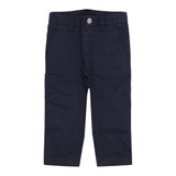 Dondup Pantalone Tinta Unita Con Girovita Regolabile Blu Per Bambino