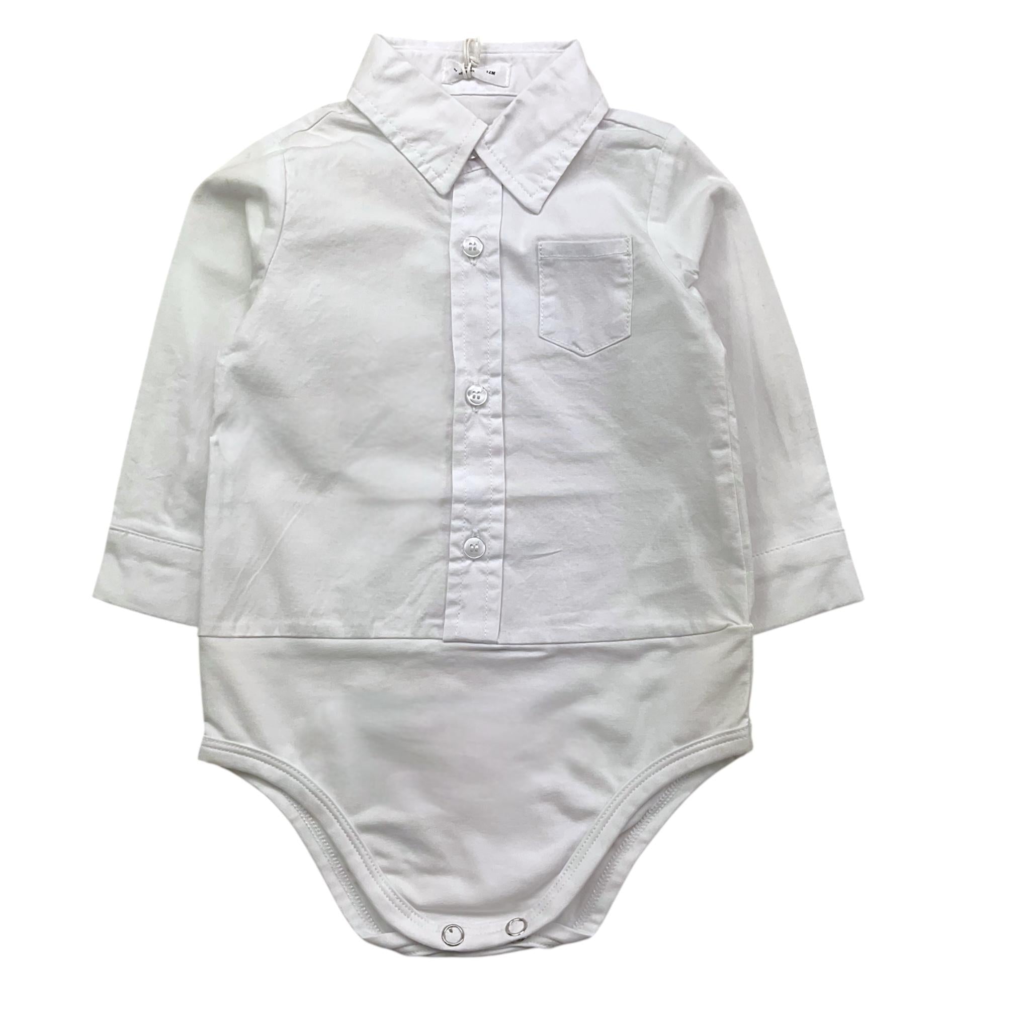 Y-CLU camicia modello body tinta unita Bianco per Neonato BYN10759 BIANCO Y-CLU 