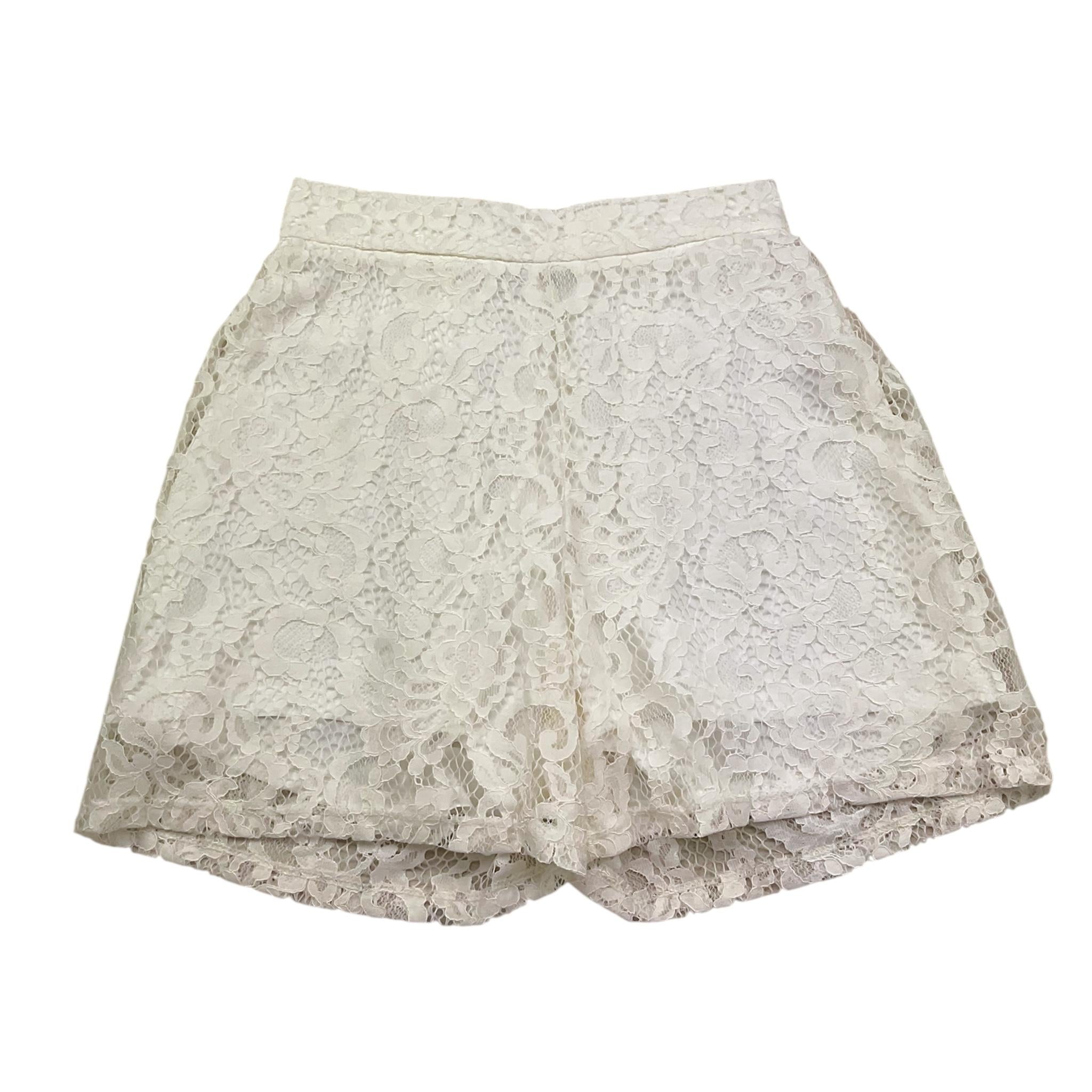 Janice Short Tinta Unita Traforato per Bambina JN708R BIANCO JANICE 