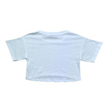 Moschino T-Shirt Girocollo Tinta Unita con Stampa per Bambina HDM070 BIANCO MOSCHINO 