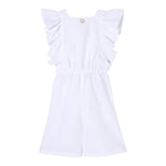 Twinset Tuta Tinta Giromanica Tinta Unita per Bambina 251GJ2405 BIANCO TWINSET 