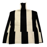 TO be too maglia collo alto bicolorw Panna/nero per Bambina TFJ24M517 PANNA/NERO TO be too 