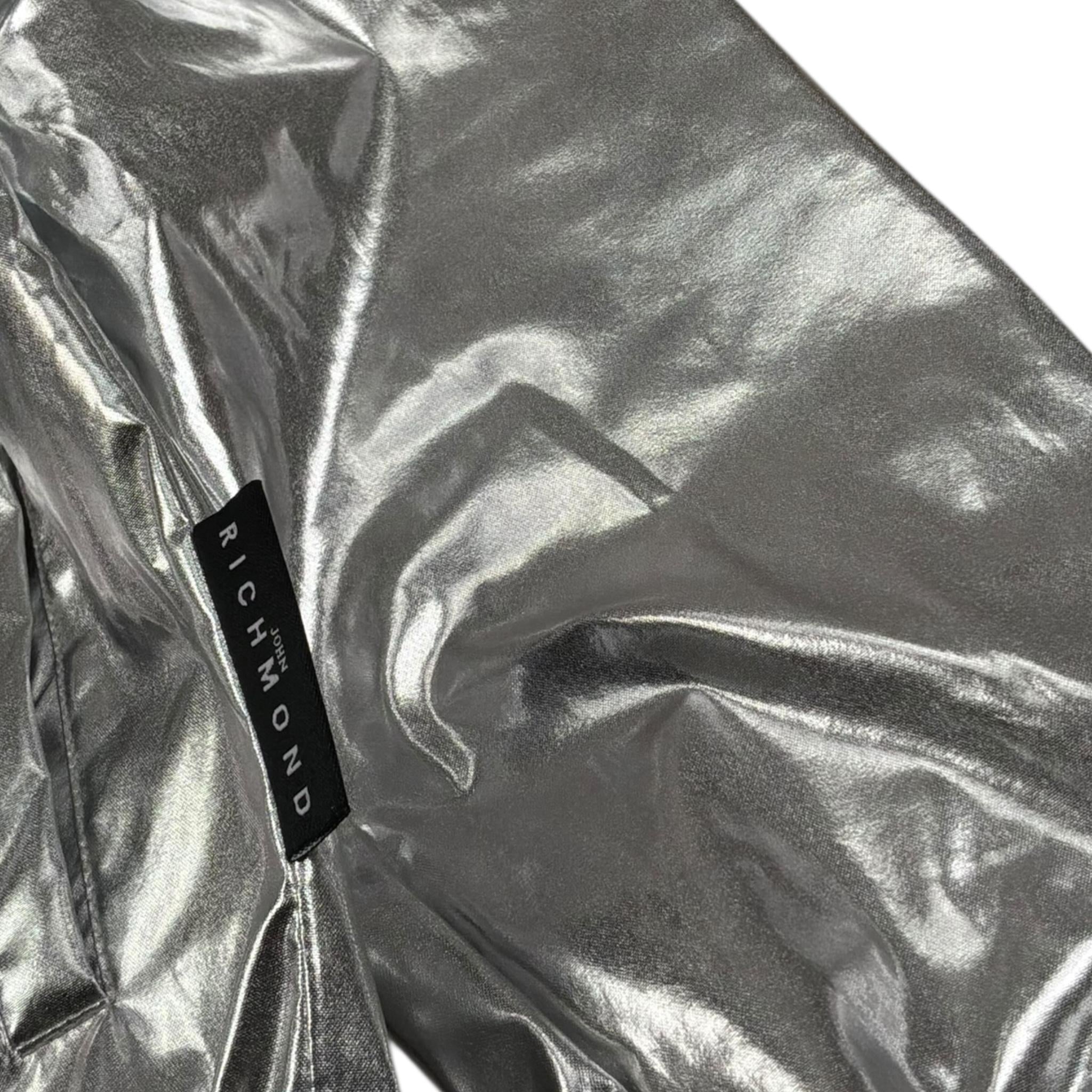 John Richmond Giubbino Tinta Unita con Fantasia E Zip per Bambino RBP26086GB ARGENTO JOHN RICHMOND 