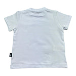 Daniele Alessandrini T-Shirt Girocollo Tinta Unita con Stampa per Neonato 1296M00227 BIANCO DANIELE ALESSANDRINI 