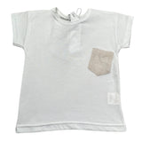 Babyvip T-Shirt Girocollo Tinta Unita per Neonato EHEH BIANCO BABYVIP 