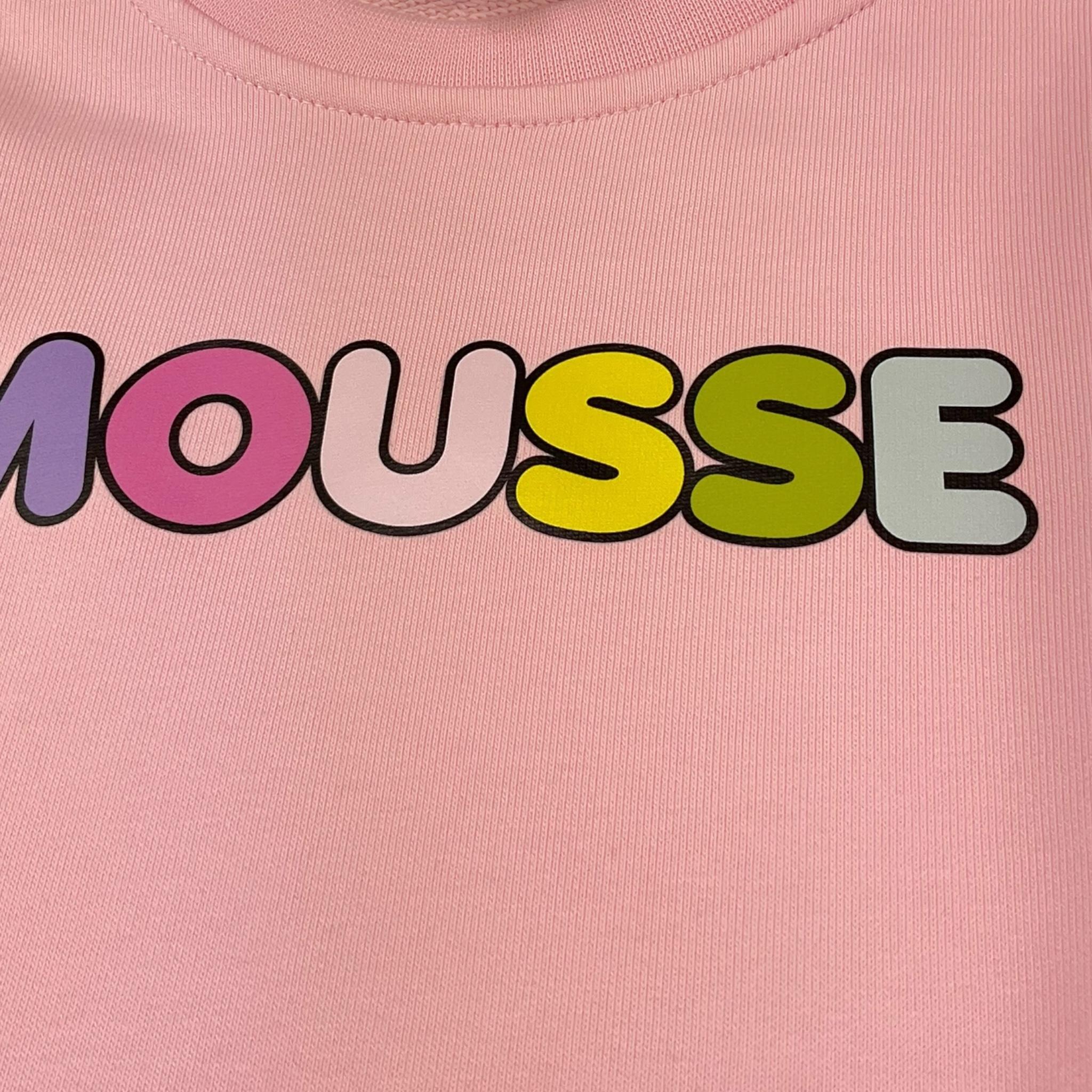 Mousse Abito Tinta Unita Modello Felpa con Gonna In Tulle per Bambina UNICORNCREW ROSA MOUSSE 