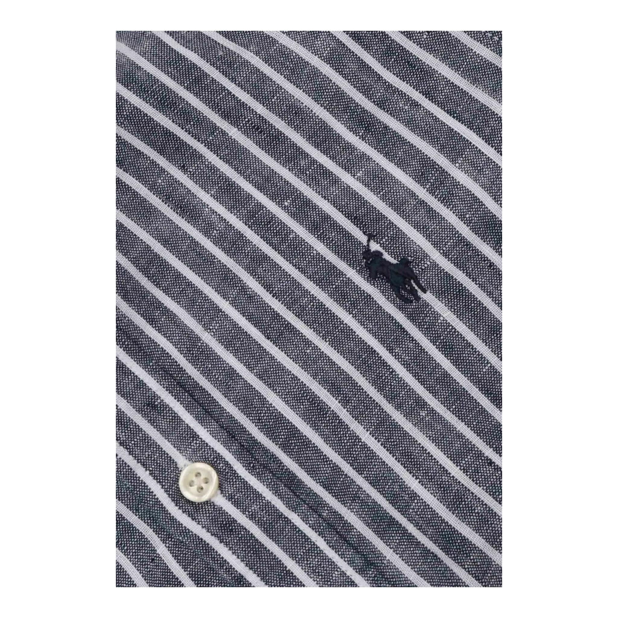 Ralph Lauren Camicia Tinta Unita con Fantasia A Righe per Bambino 323962145001X BLU RALPH LAUREN 