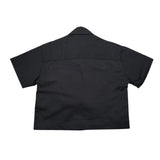 Yes London Camicia Mezza Manica Tinta Unita per Neonato JR6025 NERO YES LONDON 