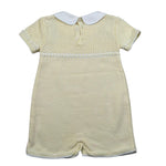 Paz Rodriguez Pagliaccetto Mezza Manica Tinta Unita per Neonato 005121444 GIALLO PAZ RODRIGUEZ 