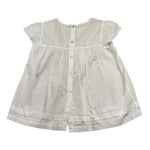 Zhoe & Tobiah Camicia Mezza Manica Tinta Unita per Bambina RTT11B BIANCO ZHOE & TOBIAH 
