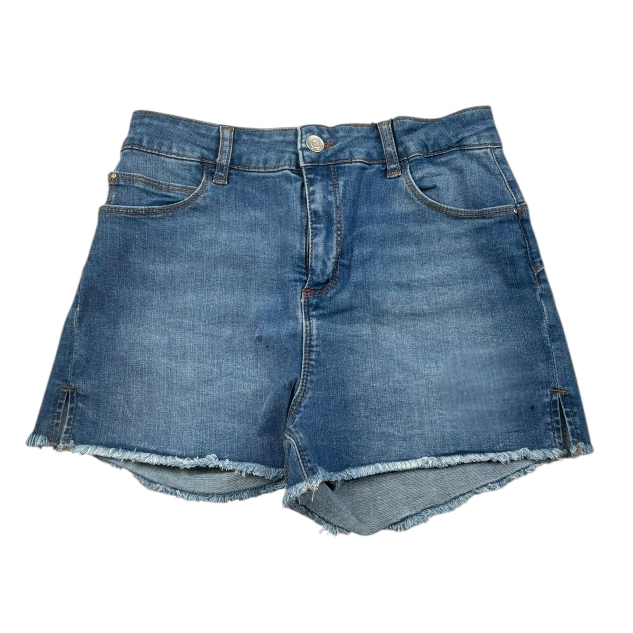 Liu Jo Short In Denim Tinta Unita con Girovita Regolabile per Bambina GA5087 BLU LIU JO 