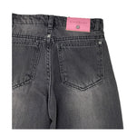 JOHN RICHMOND jeans tinta unita con girovita regolabile Nero per Bambina RGA25067 NERO JOHN RICHMOND 