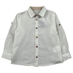 New Gereration Camicia Manica Lunga tinta unita Panna per Neonato 51193N PANNA NEW GERERATION 